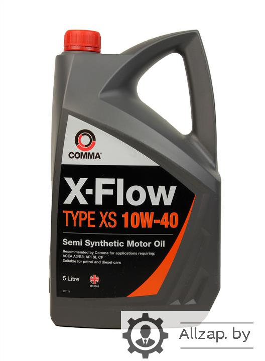 Масло моторное полусинтетическое COMMA X-Flow Type XS 10W-40, 5л